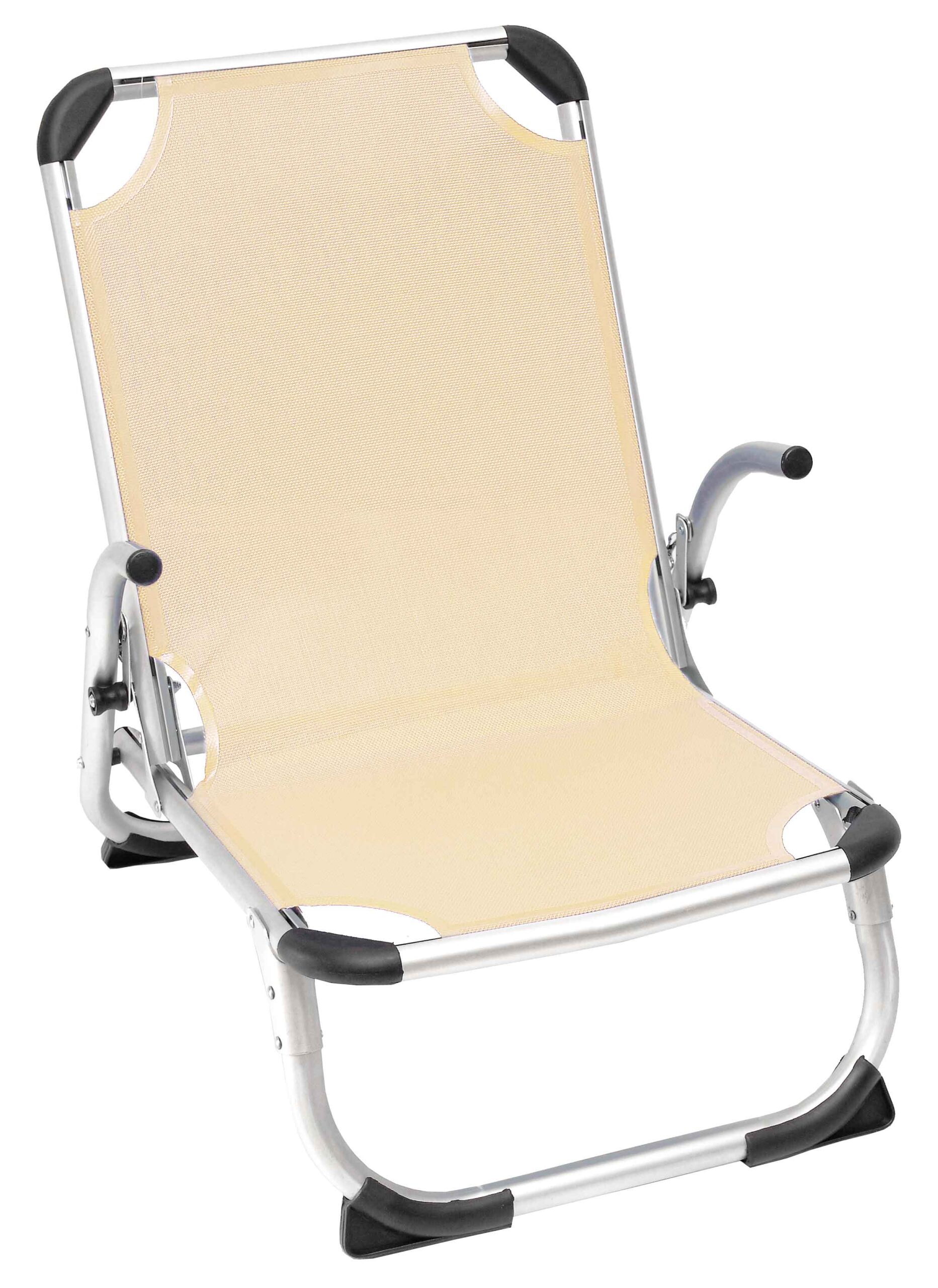 ΚΑΡΕΚΛΑ ΠΑΡΑΛΙΑΣ ΑΛΟΥΜΙΝΙΟΥ ΕΚΡΟΥ ΕΝΙΣΧΥΜΕΝΗ ΜΕ ΜΠΡΑΤΣΑ & ΨΗΛΗ ΠΛΑΤΗ -ΤΕΧΤ 2x1