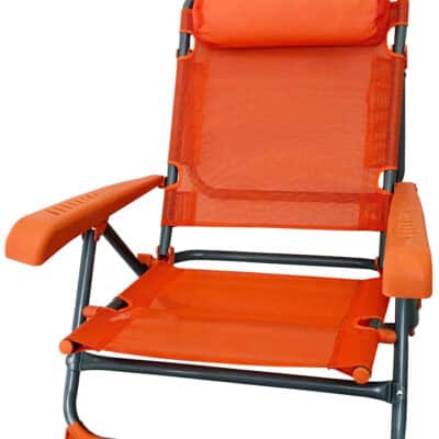 ΚΑΡΕΚΛΑ ΠΑΡΑΛΙΑΣ ΜΕΤΑΛΛΙΚΗ ΠΟΡΤΟΚΑΛΙ ΜΕ ΜΠΡΑΤΣΑ TEXT 2x1